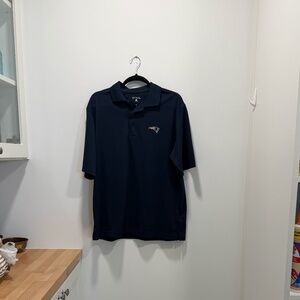 New England Patriots navy blue men's polo shirt - size M